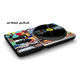 New DJ Hero Turntable Controller Protective Skin, Fits Xbox 360, Playstation 2 & 3 – Urban P.H.D