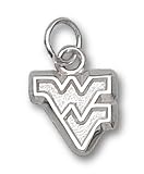 NCAA West Virginia Sterling Silver WV  Charm