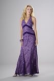 Beaded Evening Dress - Prom Dress, Party, Formal Gown by Sean Collection (50096) Purple/Pink