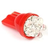 Car LED T10 Wedge 6 LED Red