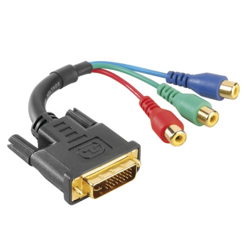 Hama - Connectique Vid�o - Adaptateur YUV Femelle <--> DVI-I (Integrated) m�le