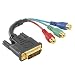 Electronics : Adapter DVI-I - 3 RCA YUV Plugs