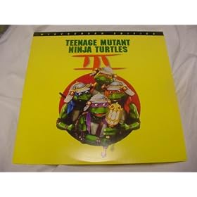 Laserdisc Teenage Mutant Ninja Turtles III with Paige Turco, Elias Koteas, Vivian Wu, Sab Shimono, Stuart Wilson Rated PG.