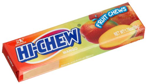 Morinaga Hi-Chew Mango Fruit Chews, 1.76-Ounce Packages (Pack of 20)