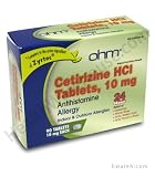 CETIRIZINE TABS 10MG OTC *KPP Size: 90