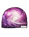 TooLoud Purple Galaxy AOP Adult Fleece Beanie Cap Hat All Over Print