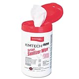 Kimberly-Clark® Professional KIMTECH PREP Surface Sanitizer Wipes, 12x12, 30/pack, White
