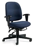 Mid Back Ergonomic Chair with Arms Granada Collection by Global Furniture - ....