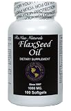 RaNisa Naturals Flaxseed Oil Capsules, 100 Softgel Capsules (Pack of 2)