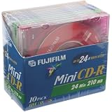 FUJIFILM 25301510 Mini CD-R Color 10-pk
