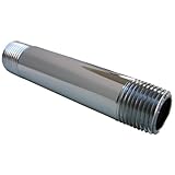 LASCO 32-0415 1/2-Inch by 4-1/2-Inch Chrome Plated Brass Pipe Nipple by LASCO