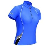 Berkner Damen Fahrradtrikot Funktionsshirt aus *Silver bion forte Material* mit Reißverschluß 