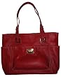 Women's Nine West Purse Handbag Heritage Tote Cherry