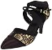 Capezio Women's Capezio Dancesport Francesca Shoe,Black/Gold,6 M US
