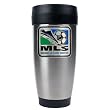 Major League Soccer Logo MLS 16oz Stainless Steel Travel Tumbler - Primary Team Logo by Great American Products
