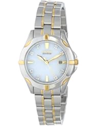 Citizen Womens EW1934-59A Diamonds Analog Display Japanese Quartz Two Tone Watch