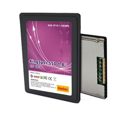 64GB KingSpec 1.8 ZIF 40-pin SSD Solid State Disk SMI Controller MLC