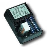 Akku-Ladegerät, 4-fach, LED-Anzeige, AA, AAA & 9V-Block