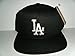 Los Angeles Dodgers BLACK Snapback Hat Authentic Cap American Needle MLB