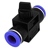 uxcell　空気圧スピードコントローラー　クイック継手コネクタ　12mm-12mm　2ウェイ