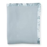 American Baby Company Fleece Blanket with Satin Trim