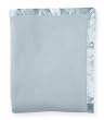 American Baby Company Fleece Blanket with Satin Trim, Blue