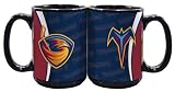 NHL Atlanta Thrashers 15-Ounce Black Silhouette Mug (2 Pack)