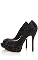 Crystal Encrusted Peep Toe