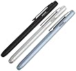 Amazonベーシック タッチペン 3本セット ブラック/シルバー/ブルー3本セット PEABS-1TIPSTYLUS-3PK