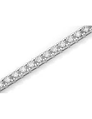 14K White Gold Diamond Bracelet