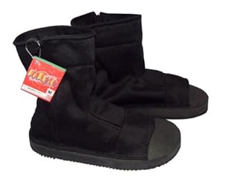 Amazon.com: CTMWEB Naruto Cosplay Costume Accessories - Black Ninja Shoes / Sandals X-Large 