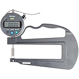 Mitutoyo 547-520S Digital Thickness Gauge with Flat Anvil, 120mm Throat Depth, ID-S Type, Inch/Metric, 0-0.47" (0-12mm) Range, 0.0005" (0.01mm) Resolution, +/-0.001 Accuracy