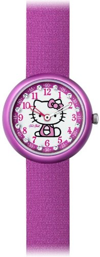 Swatch Kinderuhr Hello Kitty (purpel) Preisvergleich