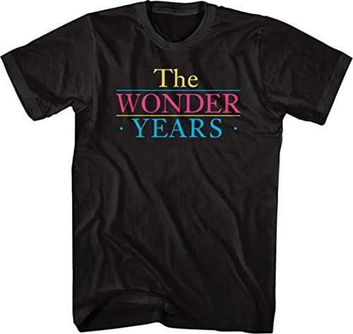 The Wonder Years Men's the Family Collage Graphic T-Shirt, Black, X-Large