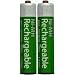 Cordless Telephone Rechargeable Batteries - 2 x AAA NiMh (Nickel Metal Hydride) - Fits: Amplicom, Audioline, Binatone, BT (inc Diverse, Studio, Graphite, etc), Doro, Geemarc, iDect, MagicBox, Panasonic, Philips, Sagem, SagemCom, Siemens, Gigaset + most others (Battery mAh Designed for Cordless Phones, although will also fit other devices)