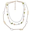 Recycled Metal Multi-Strand Necklace - 26"