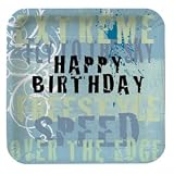 Extreme Sports Square Dessert Plates