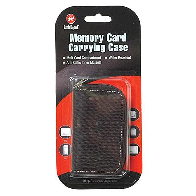Memory Card Carrying Case, Black