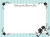 Creative Converting Two Love Birds Bridal Shower Advice Cards, 20 Count (Pack of 3)