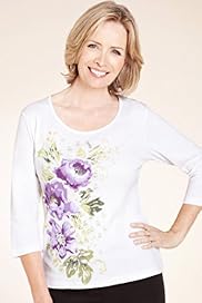 Classic Collection Pure Cotton Placement Floral Top