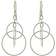 14K Goldfill Unique Dangle Earrings (Hand-crafted)