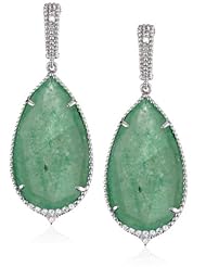 Judith Ripka "Arabesque" Large Pear Drop Earrings