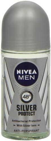Nivea 50ml For Men Silver Protect Antibacterial Protection Anti-Perspirant Deodorant by Beiersdorf Uk Ltd