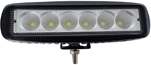 Mcroon 18W 6 LED Flood Single Row Work Light Bar Lamp Car