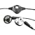 Blackberry Pearl 8100 Hands-Free Headset w/ Switch [OEM] HDW13019001, Black 2.5mm