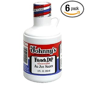 Johnny's French Dip Concentrated Au Jus Sauce, 8-Ounce Jugs (Pack of 6)