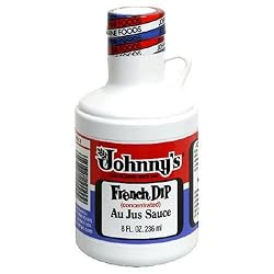 Johnny's French Dip Concentrated Au Jus Sauce, 8-Ounce Jugs (Pack of 6)