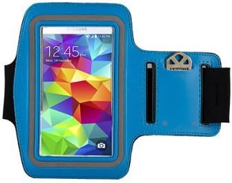 Gravydeals® Black Sports GYM Armband Cover Case Holder for Samsung Galaxy S5 I9600