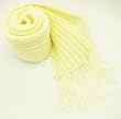 Knitted Classic Acrylic Scarf - Idea Gift for Men - Soothing Vanilla (100% Knitted By Hand)