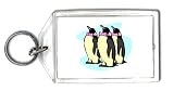 Penguin feeding silk ties Nature Conservancy black